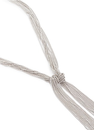 Detail View - Click To Enlarge - EDDIE BORGO - Ball chain scarf necklace