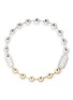 Main View - Click To Enlarge - EDDIE BORGO - Cubic zirconia pavé ball chain necklace