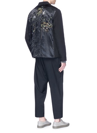 Figure View - Click To Enlarge - BY WALID - 'Hussein' floral embroidered silk soft blazer