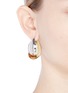 Figure View - Click To Enlarge - CHARLOTTE CHESNAIS - 'Petal' curved geometric plate drop earrings