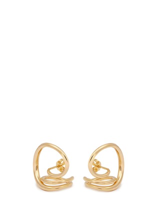 Main View - Click To Enlarge - CHARLOTTE CHESNAIS - 'Round Trip' loop earrings
