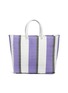 Main View - Click To Enlarge - TRUSS - MEDIUM STRIPE WOVEN PVC TOTE