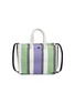 Main View - Click To Enlarge - TRUSS - SMALL STRIPE WOVEN PVC CROSSBODY TOTE
