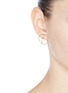 Figure View - Click To Enlarge - CHARLOTTE CHESNAIS - 'Saturn' small hoop earrings