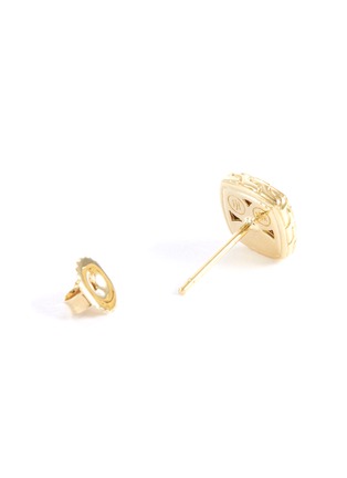 Detail View - Click To Enlarge - JOHN HARDY - Classic Chain' diamond 18k yellow gold stud earrings
