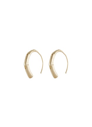 Main View - Click To Enlarge - JOHN HARDY - 18k yellow gold bamboo small hoop earrings