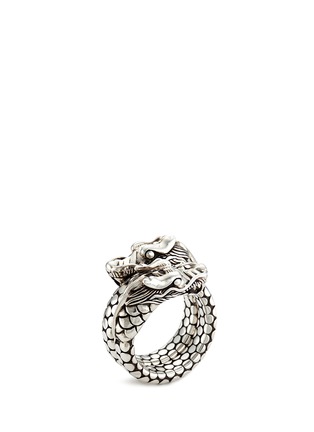 Figure View - Click To Enlarge - JOHN HARDY - Silver scaly naga ring