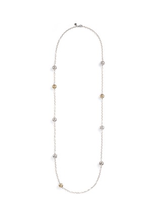 Main View - Click To Enlarge - JOHN HARDY - 18k yellow gold silver bead station necklace