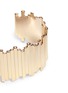 Detail View - Click To Enlarge - MICHELLE CAMPBELL - 'Raft' 14k yellow gold plated stripe cuff