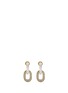 Main View - Click To Enlarge - JOHN HARDY - Diamond 18k yellow gold dotted hoop drop earrings