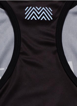 Detail View - Click To Enlarge - MONREAL - 'Relay' colourblock performance tank top
