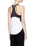 Back View - Click To Enlarge - MONREAL - 'Relay' colourblock performance tank top