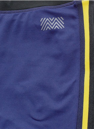 Detail View - Click To Enlarge - MONREAL - 'Athlete' stripe colourblock performance leggings