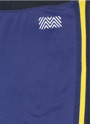 Detail View - Click To Enlarge - MONREAL - 'Athlete' stripe colourblock performance leggings
