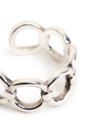 Detail View - Click To Enlarge - PHILIPPE AUDIBERT - 'Alyssa' silver plated cutout link ring