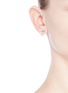 Figure View - Click To Enlarge - PHILIPPE AUDIBERT - 'Alyssa' ring stud earrings