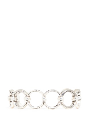 Main View - Click To Enlarge - PHILIPPE AUDIBERT - 'Alyssa' silver plated cutout link cuff