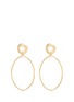 Main View - Click To Enlarge - PHILIPPE AUDIBERT - Oval ring drop earrings