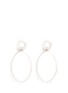 Main View - Click To Enlarge - PHILIPPE AUDIBERT - Oval ring drop earrings