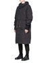 Front View - Click To Enlarge - ZIGGY CHEN - Hopsack down padded parka
