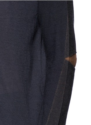 Detail View - Click To Enlarge - ZIGGY CHEN - Elbow dart cashmere sweater