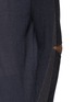 Detail View - Click To Enlarge - ZIGGY CHEN - Elbow dart cashmere sweater