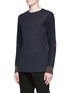 Front View - Click To Enlarge - ZIGGY CHEN - Elbow dart cashmere sweater
