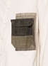 Detail View - Click To Enlarge - ZIGGY CHEN - Renaissance patch pocket hopsack shirt