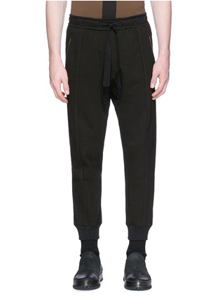 Main View - Click To Enlarge - ZIGGY CHEN - Cropped jersey sweatpants