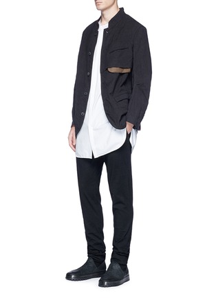 Figure View - Click To Enlarge - ZIGGY CHEN - Pocket flap canvas jacket