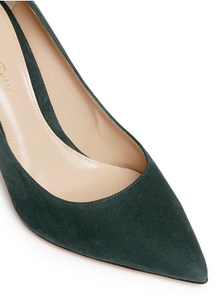 Detail View - Click To Enlarge - GIANVITO ROSSI - 'Gianvito' suede pumps