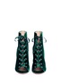 Front View - Click To Enlarge - GIANVITO ROSSI - 'Marie' lace-up velvet boots