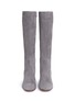 Front View - Click To Enlarge - GIANVITO ROSSI - 'Milton' knee high suede boots
