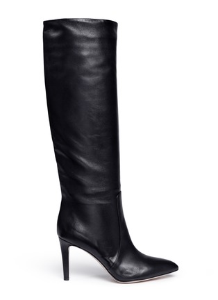 Main View - Click To Enlarge - GIANVITO ROSSI - 'Dana' knee high nappa leather boots