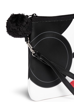 Detail View - Click To Enlarge - ALICE + OLIVIA - x Lane Crawford 'Stacey's Face' iPad pouch