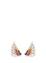 Main View - Click To Enlarge - ANTON HEUNIS - Swarovski crystal rainbow wing earrings