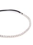 Detail View - Click To Enlarge - CZ BY KENNETH JAY LANE - Cubic zirconia link suede choker