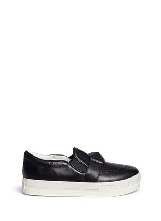 Main View - Click To Enlarge - ASH - 'Jem' pyramid stud leather slip-ons