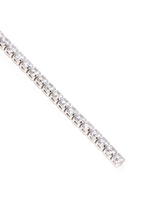 Detail View - Click To Enlarge - CZ BY KENNETH JAY LANE - Cubic zirconia linear link earrings