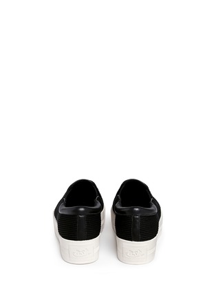 Back View - Click To Enlarge - ASH - 'Knight' mix knit skate slip-ons