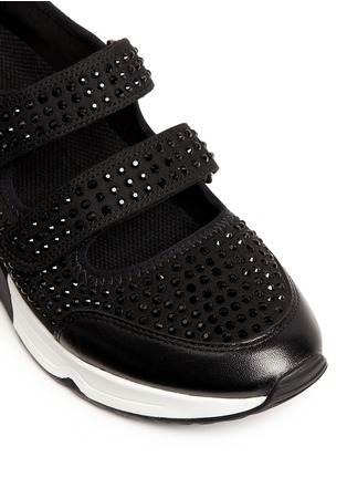 Detail View - Click To Enlarge - ASH - 'Lalle' crystal neoprene sneakers