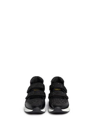 Front View - Click To Enlarge - ASH - 'Lalle' crystal neoprene sneakers