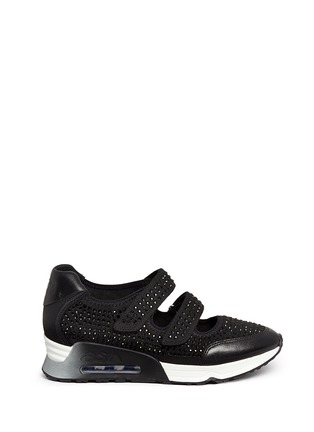 Main View - Click To Enlarge - ASH - 'Lalle' crystal neoprene sneakers