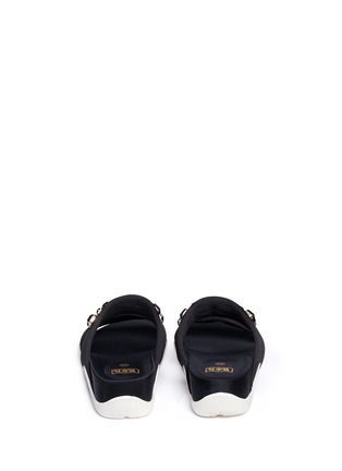 Back View - Click To Enlarge - ASH - 'Oman' crystal strap neoprene sandals