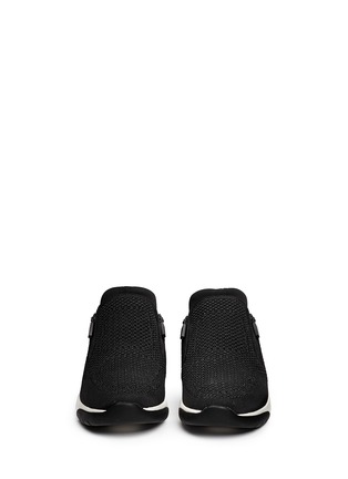 Front View - Click To Enlarge - ASH - 'Studio' mix knit sneakers
