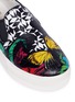 Detail View - Click To Enlarge - ASH - 'Jam' geometric butterfly print leather skate slip-ons