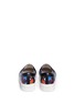 Back View - Click To Enlarge - ASH - 'Jam' geometric butterfly print leather skate slip-ons