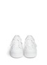 Front View - Click To Enlarge - ASH - 'Chicklet' star embossed leather platform sneakers