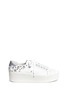 Main View - Click To Enlarge - ASH - 'Cyber' star stud leather platform sneakers