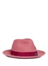 Main View - Click To Enlarge - MY BOB - 'Tribecca' rabbit furfelt fedora hat
